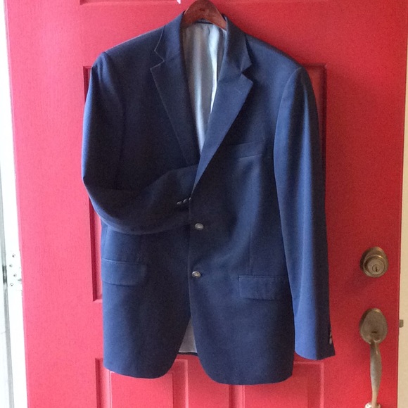 HartSchaffer Marx Navy 2 button blazer40R - Picture 2 of 8